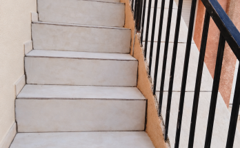 Escalier après travaux de rénovation 