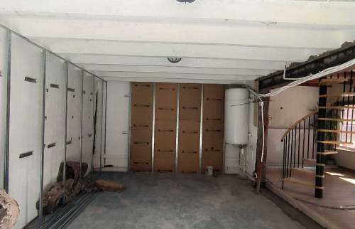 Rénovation en cours d'une maison avec réagencement des pièces 2