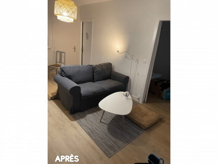 après la rénovation du séjour