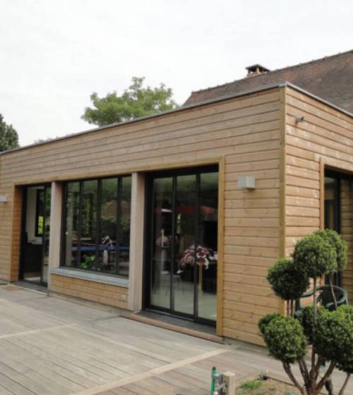 Réalisation d'une extension de maison à Meyzieu (69330)