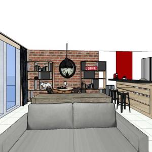 Aménagement d'un salon - Mariane Foligné - La Maison Des Architectes