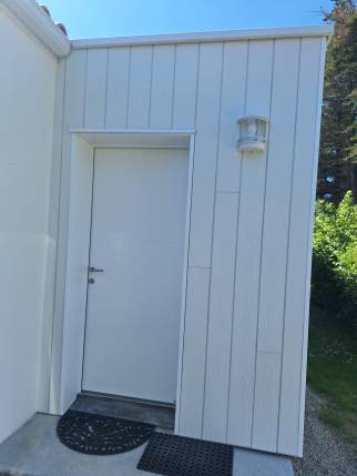 Construction d'une extension pour aménager une entrée de maison - Préfailles 44770