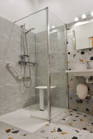 Aménagement douche italienne PMR Paris 17