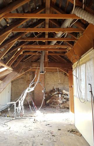 Pendant travaux : électricité