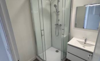 Installation d'une douche
