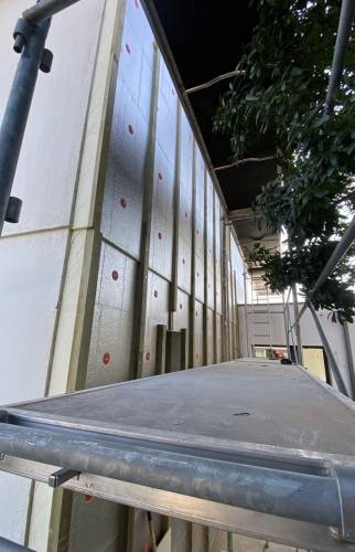 Création d'une extension à Saint-Sébastien-sur-Loire - travaux en cours