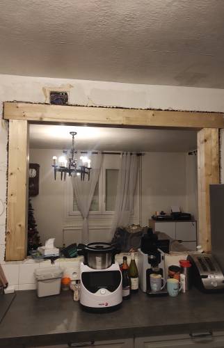 Ouverture côté cuisine à Pérignat-lès-Sarliève