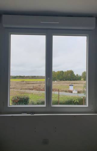 Vue de l'une des 3 fenêtres de chambre