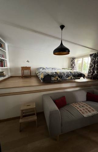 grande chambre atypique avant travaux