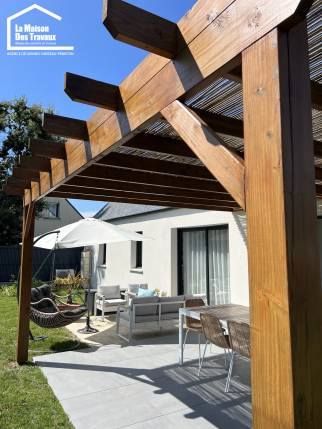 Pergola sur mesure La Maison des Travaux Vannes