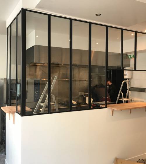 creation verriere atelier restaurantlevallois perret 92300