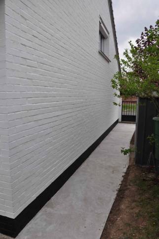 Mur de maison après travaux de ravalement de façade - Combs-la-Ville 77380