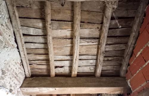 Charpente brute avant isolation 