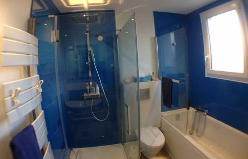 Rénovation d’une salle de bain à Chatenay-Malabry la douche et toilette