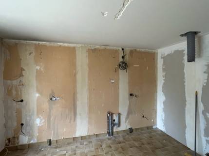 Travaux de préparation à l'aménagement d'une cuisine - Nantes 44