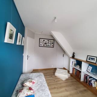 pose du Parquet contre-collé, peinture décoration en baie de SAint Brieuc