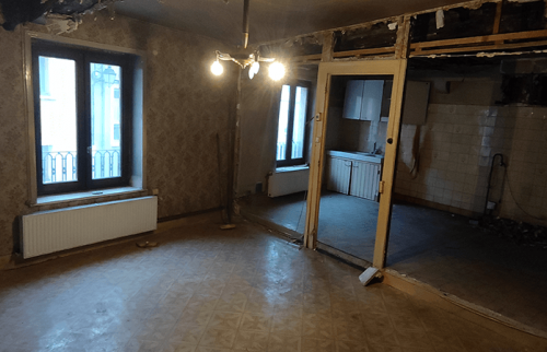 Rénovation d’une maison à Vénérieu (38460)