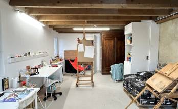 garage transformé en atelier