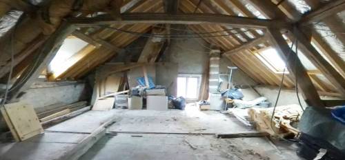 Les combles avant travaux