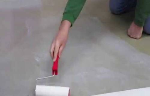 Application du verni