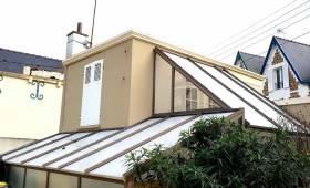Remplacement couverture véranda à Saint Malo (après)