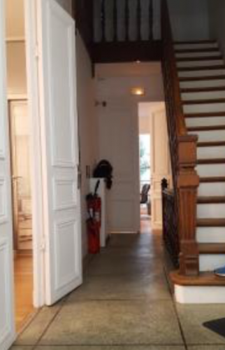 Photo de l'escalier et du hall avant travaux - Paris 16ème