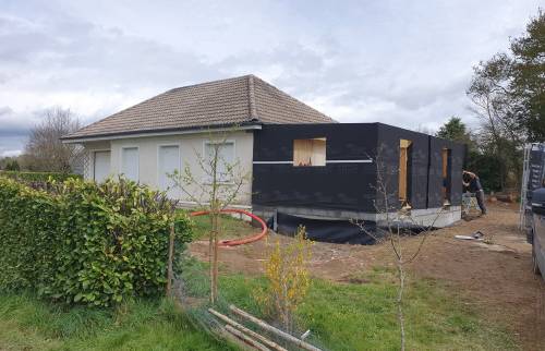 Travaux vus de l'extérieur