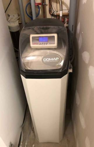 Pose d'un adoucisseur d'eau à Trouville