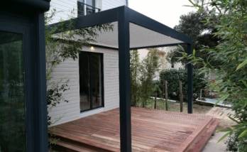 Aménagement d’une terrasse avec pergola bioclimatique à Saint Brevin Les Pins (44)