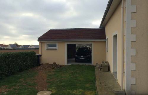 Réalisation d'un garage dans une maison du Calvados