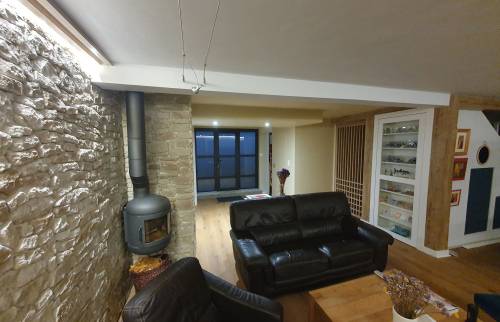 Rénovation terminée – Salon et salle à manger modernisés à Bruz