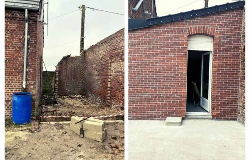 Avant et après la création des extensions 