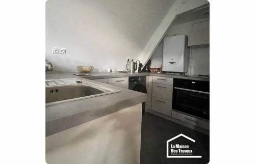 Cuisine dans des combles 