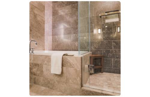 Réfection d'une salle de bains à Coutances 50200