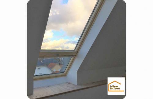 Pose d'un Velux cabrio à Saint Pair sur Mer (50380).