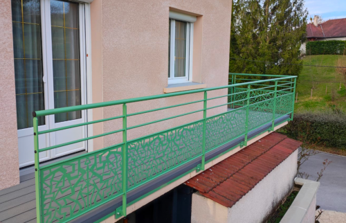 Rénovation d'un balcon avec agrandissement