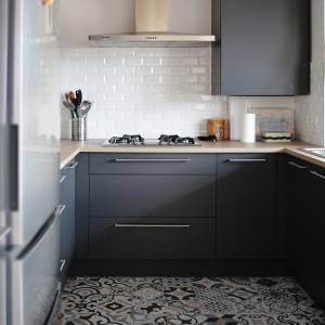 Le Bourbonnais - Kea Studio - La Maison Des Architectes - renovation cuisine carreaux ciment