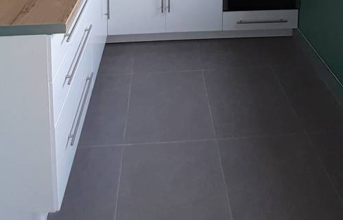 Carrelage dans la cuisine