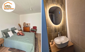 suite invités Gex, rénovation chambre d’amis, salle d’eau maison Pays de Gex, rénovation appartement Gex, aménagement intérieur