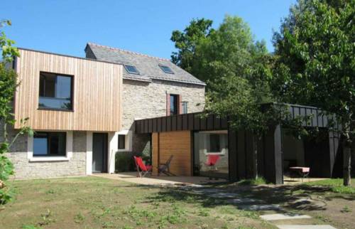 Extension ossature bois en hauteur - Queven (56530)