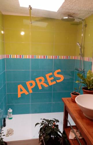 Salle de bain avant rénovation 