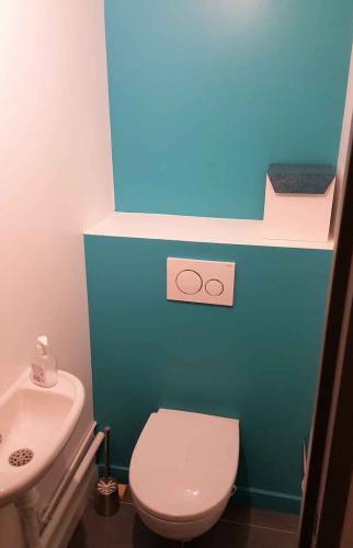 Rénovation WC suspendu - Rénovation Toilette - Lyon