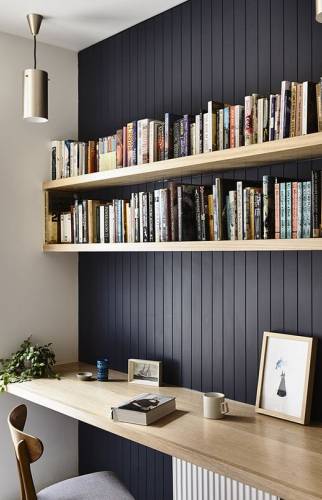 Création d'étagères dans la chambre