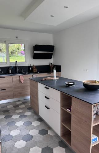 Cuisine - Détail îlot central