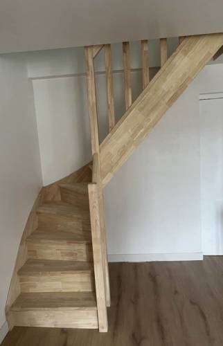 Escalier 1/4 tournant