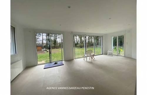 POSE CARRELAGE DANS EXTENSION EN BOIS A FEREL 56130