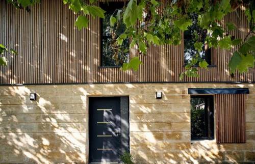 Pierres de gironde bardage bois