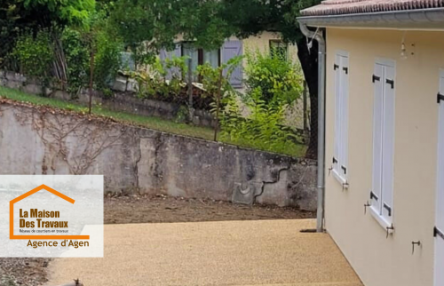 Terrasse refaite à neuf, un résultat esthétique et durable signé La Maison Des Travaux d’Agen.