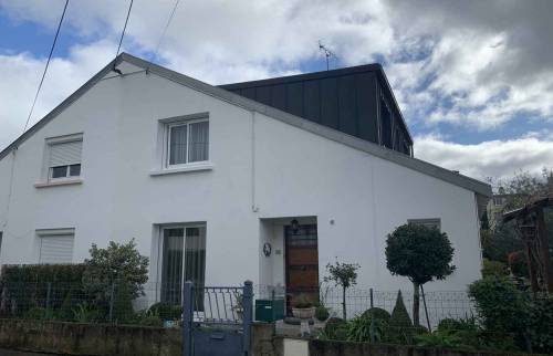 Création d'une lucarne en zinc à Vertou