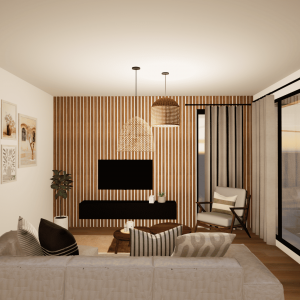 Séjour, naturel, architecte et décoratrice d'intérieur à Rennes